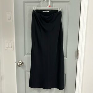 Abercrombie&fitch satin midi skirt